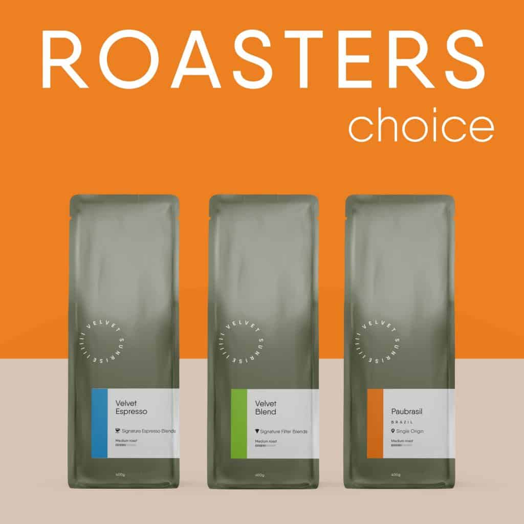 Velvet Sunrise Coffee Subscription Roasters Choice Package