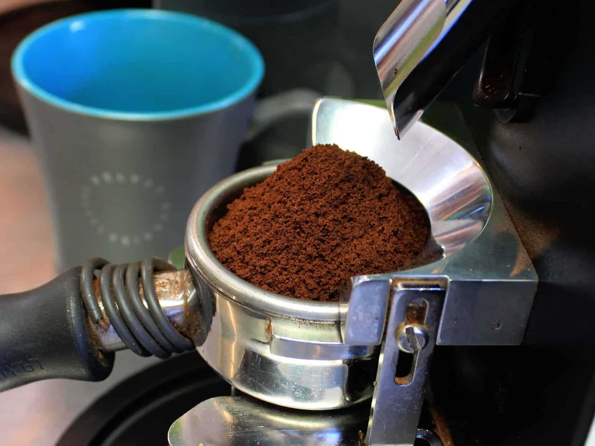 Fine ground coffee
