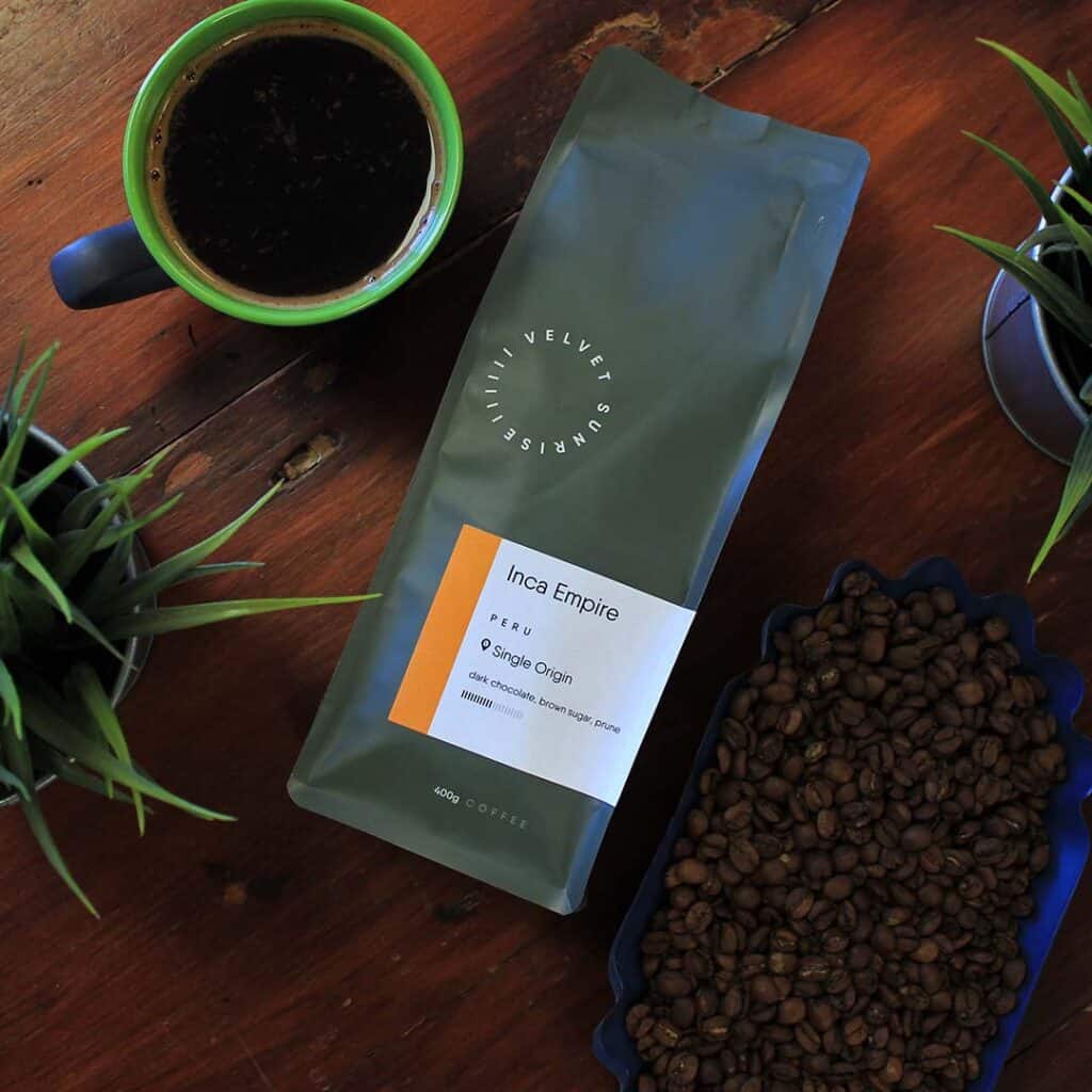 Fair trade, Organic, Inca Empire single origin coffee from Peru
